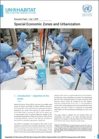 Special Economic Zones (SEZs) and Urbanization | UN-Habitat Special Economic Zones (SEZs) and Urbanization | UN-Habitat